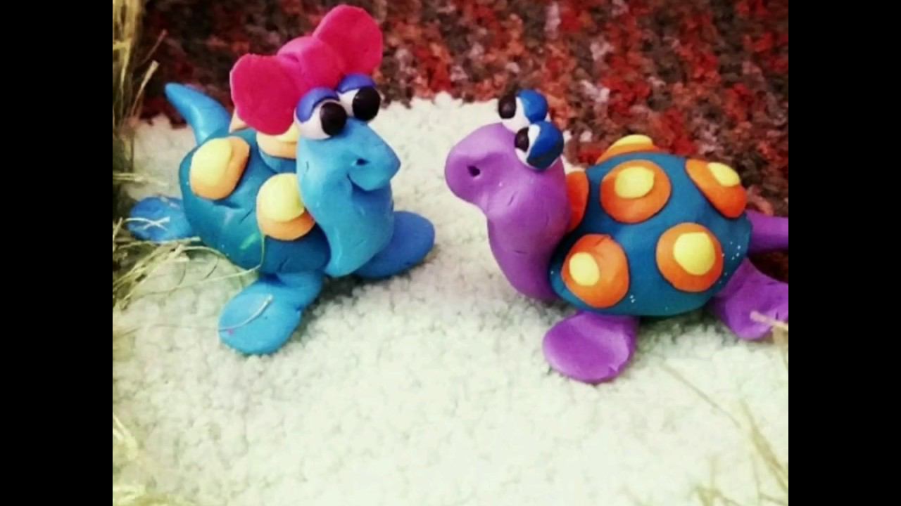 Черепаха из пластилина. Мастер-класс