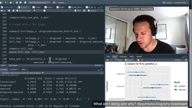 Livestream replay: Coding and writing a paper on creating synthetic datasets [Session 4] смотреть онлайн