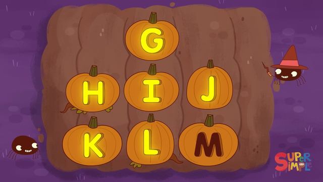 Halloween ABC Song | Halloween Alphabet Song for Kids | Super Simple ABCs смотреть онлайн