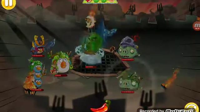 Angry Birds Epic how to defeat Demomic Wiz Pig смотреть онлайн