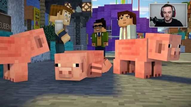 Minecraft Story Mode Let’s Play: S2E1 Part 1 - CAVE MONSTER? смотреть онлайн