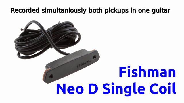 Acoustic Guitar pickup Artec MSP 50 ENN & Fishman Neo D SingleCoil смотреть онлайн