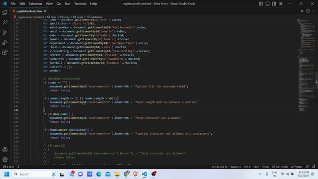 JavaScript Registration Form Validation Tutorial In Hindi using HTML And Bootstrap 5 смотреть онлайн