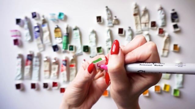 Setting up a new Watercolor Palette! | step-by-step смотреть онлайн