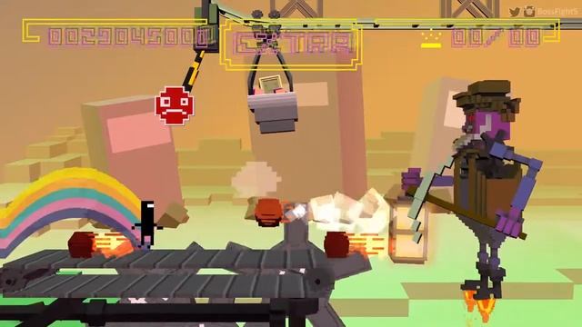Bit Trip Runner - All Bosses смотреть онлайн