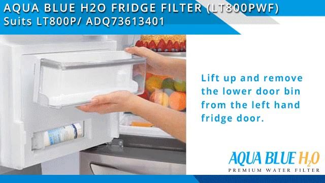 Replacement for LG LT800P / ADQ73613401 Fridge Filters - Installation Instructions смотреть онлайн