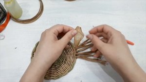 Панно с рафией / украшение для детской комнаты