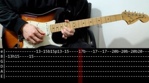 RHCP - Dani California solo Live at Alcatraz (Guitar lesson with TAB)