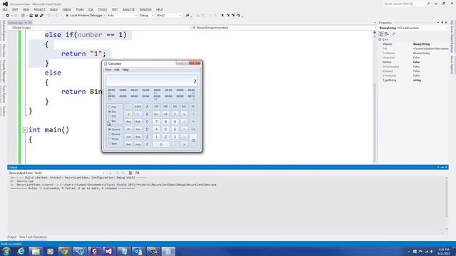 C++ Programming: Convert Integer into Binary using Recursion смотреть онлайн