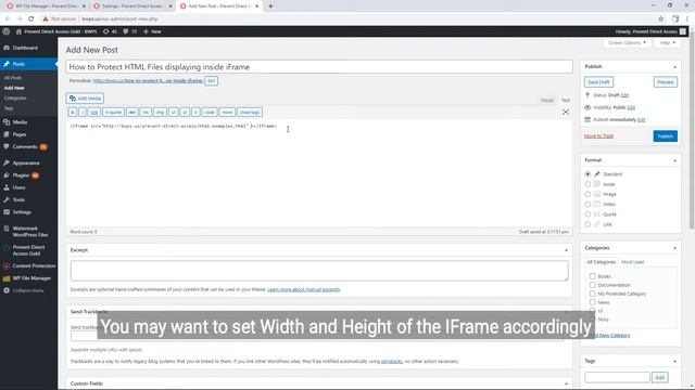 How to Protect HTML Files displaying inside iFrame - PDA Gold & AR Extension смотреть онлайн