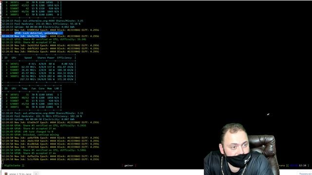 Как правильно настроить ОБХОД блокировки Хешрейта в Майнере для LHR карт смотреть онлайн