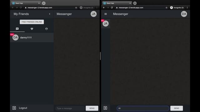 Messenger (React + Node + GraphQL + MongoDB) смотреть онлайн