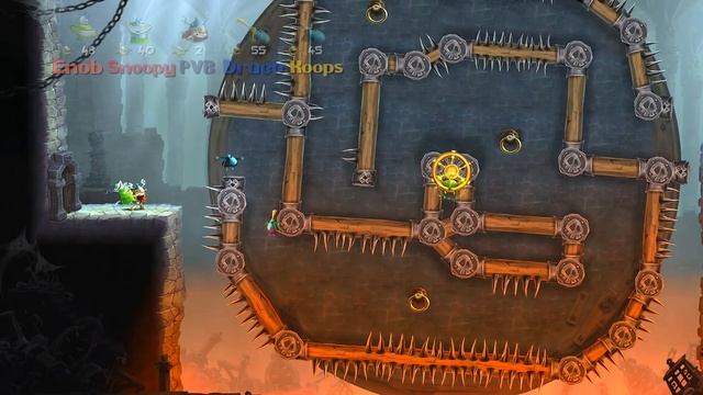 Quick Sand & How to Shoot your Dragon (Teensies in Trouble) - Rayman Legends #4 (5 Player) смотреть онлайн