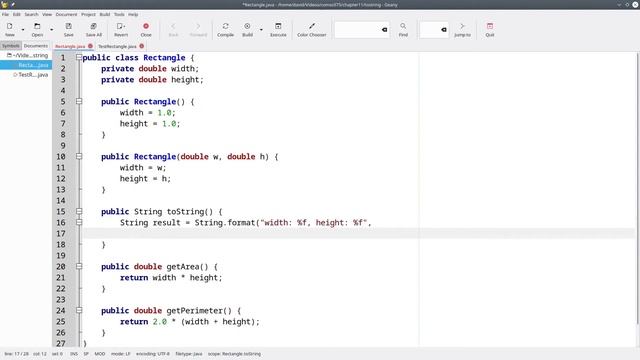 Chapter 11: The toString() method смотреть онлайн