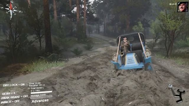 Spintires Mods: 1902 Renault Type G смотреть онлайн