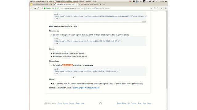 Video-tutorial no. 4 - Programmatic interaction with the NADRE Repository смотреть онлайн
