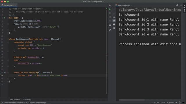 Kotlin companion object - common use cases смотреть онлайн