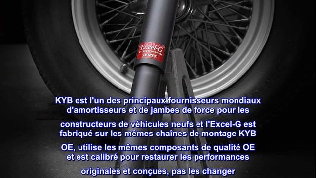 Bon Produit -  KYB 343460 Amortisseur à Gaz Excel-G, Noir, Argent