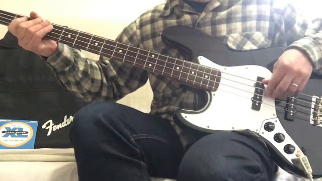 1998 Fender Left Handed Lefty Jazz Bass Standard Mexico Black Finish смотреть онлайн