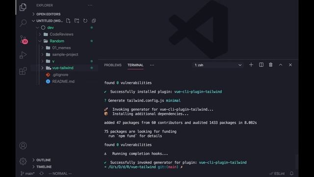 How to Setup Vue 3 with Tailwind CSS via the Vue CLI смотреть онлайн