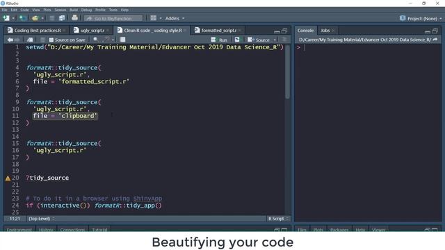 Beautify your code with one click! смотреть онлайн