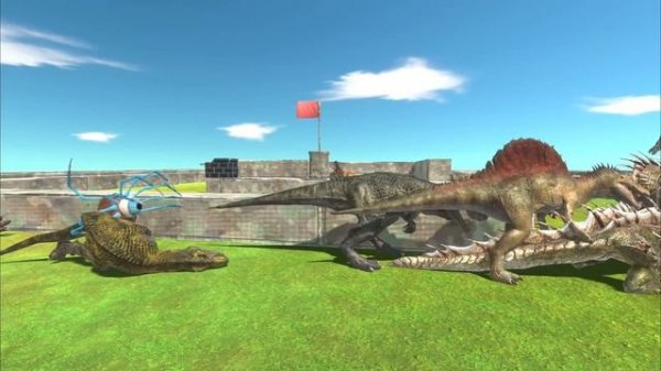 All Units Escape from Monster - Animal Revolt Battle Simulator