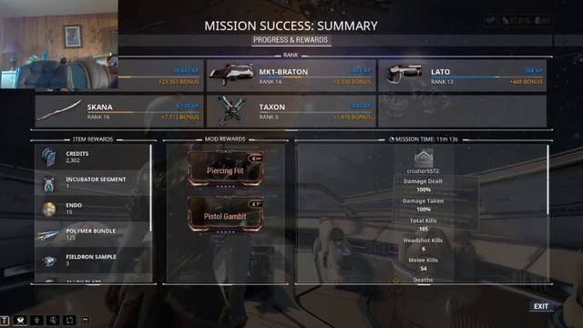 Warframe - incubation segment and kurbro egg mission смотреть онлайн