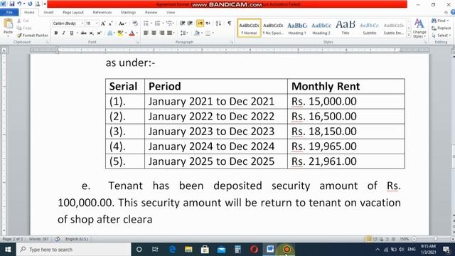 Tenancy Agreement format for commercial shop | Rental agreement for business property in ms word смотреть онлайн