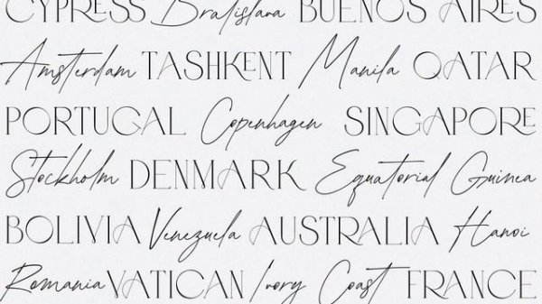 Realistic Handwriting Fonts: ABRAMO// Modern Font Duo