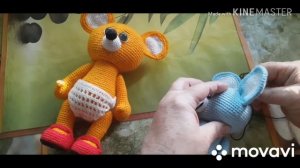 А давайте свяжем мышь?!) Оформляем мордашку и вяжем туфельки