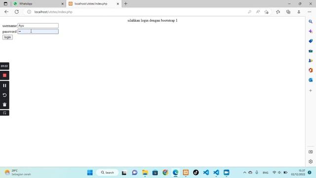 web login#php#mysql смотреть онлайн