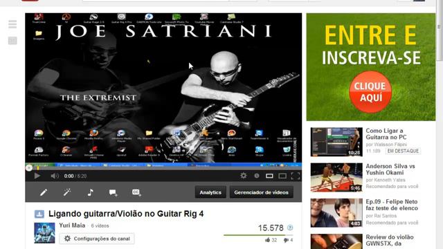 Configurando o Guitar Rig 4 no Windows 7 смотреть онлайн