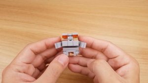 How to build LEGO brick micro cube type transformer mech - Cubot