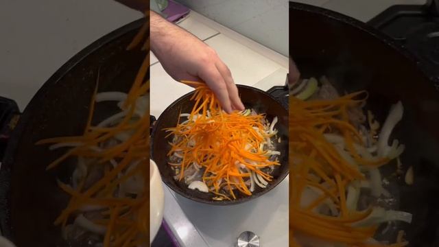 Удон с говядиной в соусе терияки смотреть онлайн