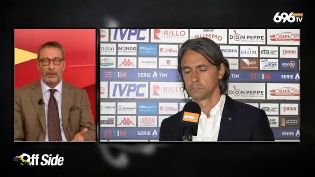 Benevento-Crotone 1-1, il commento di Inzaghi смотреть онлайн