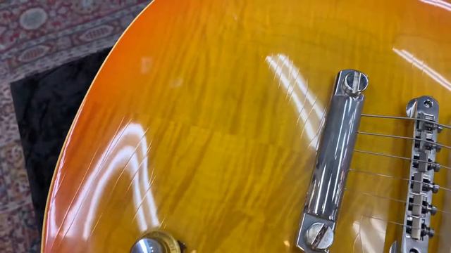 Gibson Custom Murphy Lab 1960 Les Paul Standard Reissue Orange Lemon Fade Ultra Light Aged #001321 смотреть онлайн