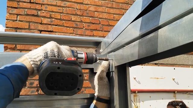 Сарай 3,5 х 2,35 профнастил смотреть онлайн