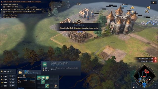 The Hundred Years War: Retake Normandy Walkthrough - Age of Empires 4 Campaign смотреть онлайн