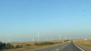 Ветряные электростанции. Мельница. Электричество. Ново. Интересно. Мощно. Ростовская область.Красив