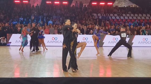 Andrey Gusev - Vera Bondareva Rumba 1/4 | Russian Open Championship Grand Slam Latin 2018 смотреть онлайн