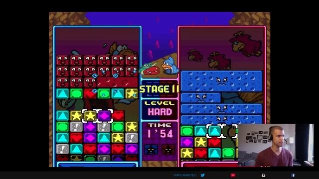 Playing Tetris Attack on ULTRA HARD, Last three levels (SNES) смотреть онлайн