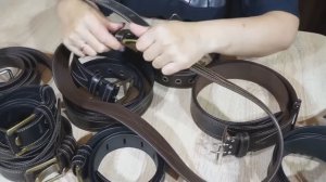 Кожаные ремни - портупеи для военнослужащих торговой марки "ФорС".