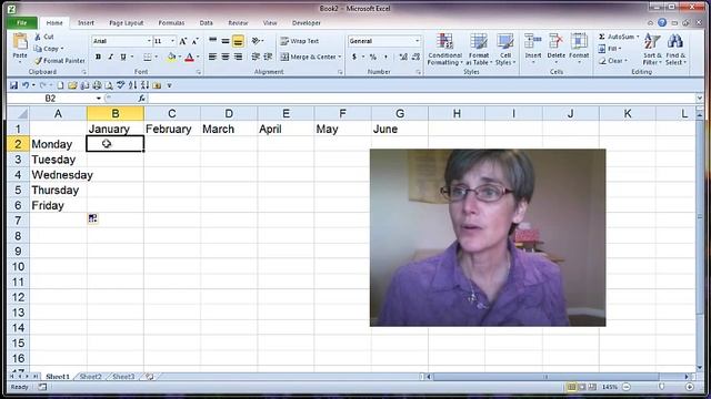 How to use Excel 2010 Smart Tag, Cursors, and Data Entry смотреть онлайн