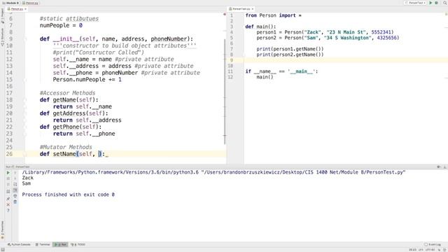 OOP Part 2- Accessors and Mutators смотреть онлайн