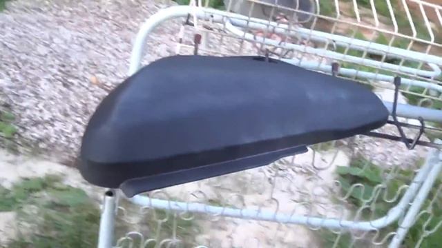 Самостоятельная покраска мотоцикла. Крашу первый раз в жизни. Bajaj Boxer смотреть онлайн