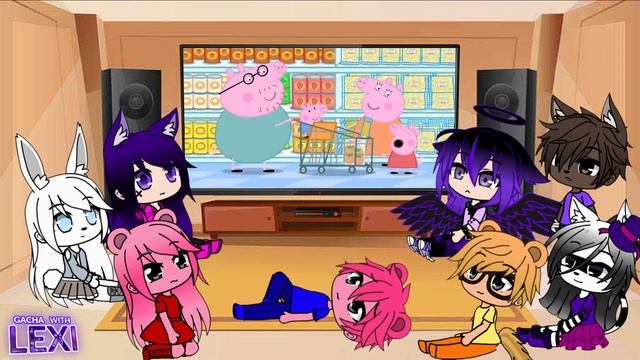 |Gacha Club| ? Piggy characters react to Piggy Memes - Peppa Pig Edit | Gacha with Lexi & Friends! смотреть онлайн