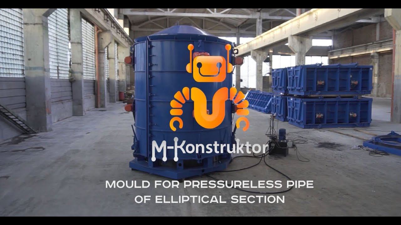 Microtunneling pipe steel moulds produced by the M-Konstruktor смотреть онлайн