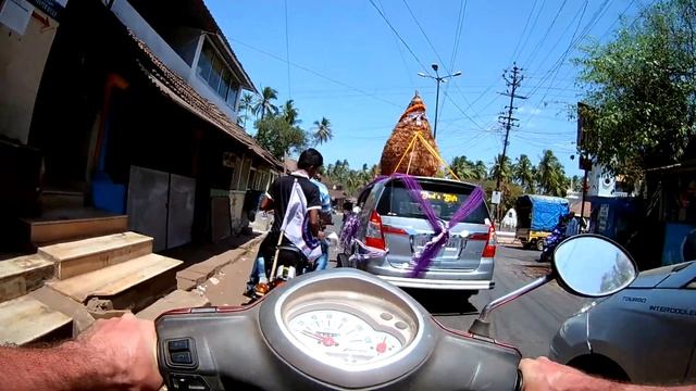 Goa 2017 Road Calangute - Morjim Beach part 2 / Дорога Калангут - Пляж Морджим ч.2 смотреть онлайн