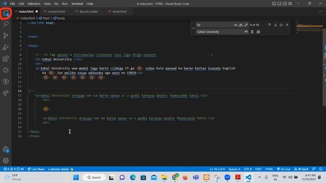 Lesson 03. Tips And Trick VSCODE | Shortcuts | Full Stack Developer | Sida Uga Sahlan Ee Loo Isticm