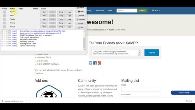 How to Install XAMPP for Windows for PHP development in localhost | XAMPP server | PHP code смотреть онлайн